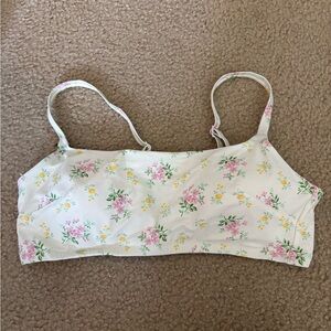 Floral Print bikini top